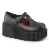 Demonia CREEPER-215 Black Vegan Leather Creeper 1 Demonia CREEPER-215 Black Vegan Leather Creeper