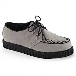 Demonia CREEPER-602S Grey Suede Creeper