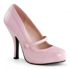 Pin Up Couture CUTIEPIE-02 Baby Pink Patent