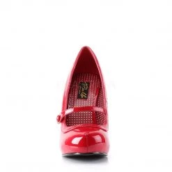 Pin Up Couture CUTIEPIE-02 Red Patent Shoes