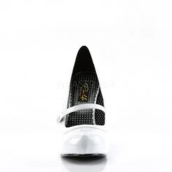 Pin Up Couture CUTIEPIE-02 White Patent Shoes