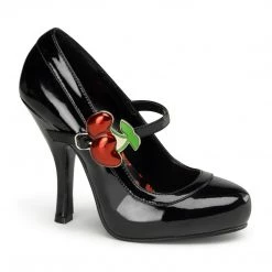 Pin Up Couture CUTIEPIE-10 Black Patent