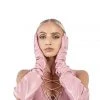 Naughty Thoughts Sinner Vinyl Opera Gloves Pink 2 Naughty Thoughts Sinner Vinyl Opera Gloves Pink