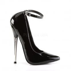 Devious Shoes DAGGER-12 Black Patent