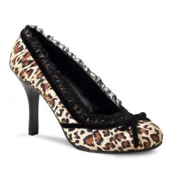 Funtasma Shoes DAINTY-420 Cheetah Print Satin