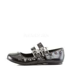 Demonia Shoes DAISY-03 Black Vegan Leather Mary Janes 12 Demonia Shoes DAISY-03 Black Vegan Leather Mary Janes