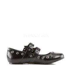 Demonia Shoes DAISY-03 Black Vegan Leather Mary Janes 14 Demonia Shoes DAISY-03 Black Vegan Leather Mary Janes