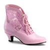 Funtasma DAME-05 Baby Pink Pu-Lace 1 Funtasma DAME-05 Baby Pink Pu-Lace