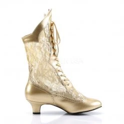Funtasma Boots DAME-115 Gold Pu-Lace
