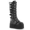 Demonia DAMNED-318 Black Vegan Leather 1 Demonia DAMNED-318 Black Vegan Leather