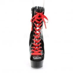 Pleaser DELIGHT-1016FH Black Patent Boot