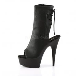 Pleaser DELIGHT-1018 Black Faux Leather/Black Ankle Boot New Arrivals 13 Pleaser DELIGHT-1018 Black Faux Leather/Black Ankle Boot New Arrivals