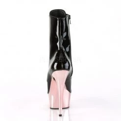 Pleaser DELIGHT-1020 Black Patent/Rose Gold Chrome Ankle Boot 11 Pleaser DELIGHT-1020 Black Patent/Rose Gold Chrome Ankle Boot