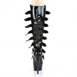 Pleaser DELIGHT-2049 Black Patent Knee Boot Boots