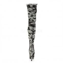 Pleaser DELIGHT-3005 Camo Stretch Fabric/Camo Stretch Fabric Boot 11 Pleaser DELIGHT-3005 Camo Stretch Fabric/Camo Stretch Fabric Boot