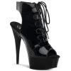 Pleaser Boots DELIGHT-600-20 Black Ankle Boot