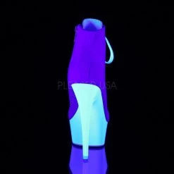 Pleaser DELIGHT-600SK-02 Pink Canvas/Neon White Sneaker Heels Shoes 11 Pleaser DELIGHT-600SK-02 Pink Canvas/Neon White Sneaker Heels Shoes