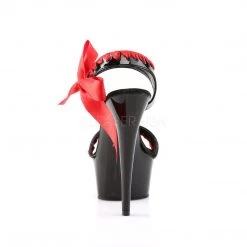 Pleaser DELIGHT-615 Black-Red/Black Platform Sandal Shoes 11 Pleaser DELIGHT-615 Black-Red/Black Platform Sandal Shoes