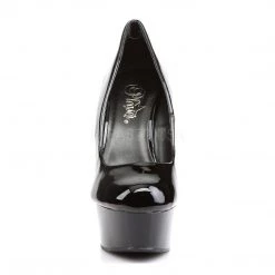 Pleaser DELIGHT-685 Black Patent Pump