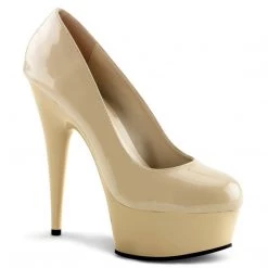 Pleaser Shoes DELIGHT-685 Cream Pump