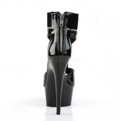 Pleaser DELIGHT-690 Black Patent-Lamy/Black Platform Sandal 11 Pleaser DELIGHT-690 Black Patent-Lamy/Black Platform Sandal