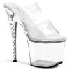 Pleaser Shoes DIAMOND-702 Clear Slide