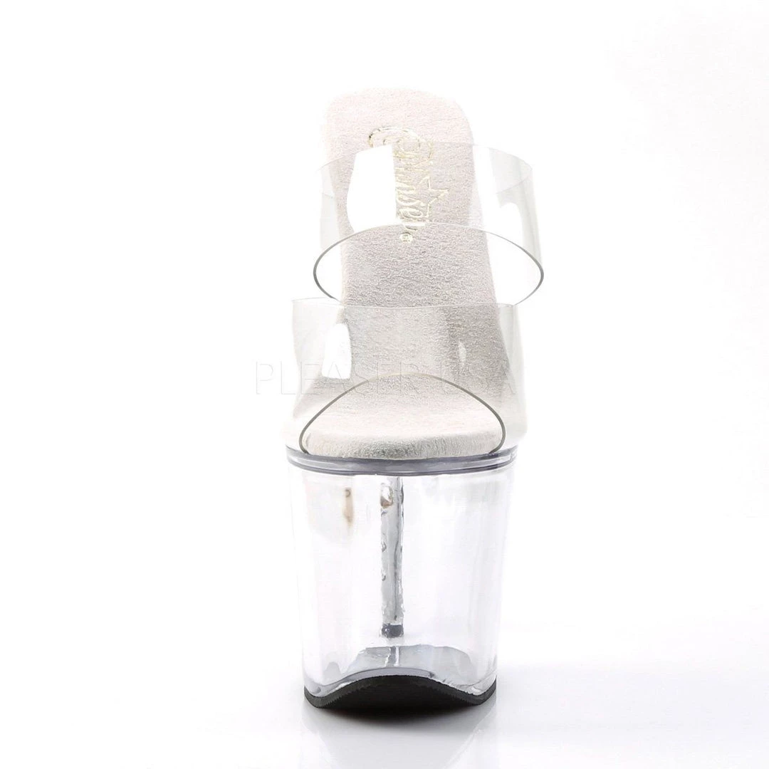 Pleaser Shoes DIAMOND-702 Clear Slide 4 Pleaser Shoes DIAMOND-702 Clear Slide