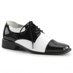 Funtasma DISCO-18 Black-White Patent
