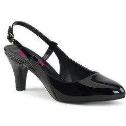 Pleaser Pink Label DIVINE-418 Black Patent Shoes