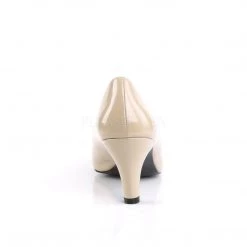 Pleaser Pink Label Shoes DIVINE-420 Cream Patent 11 Pleaser Pink Label Shoes DIVINE-420 Cream Patent