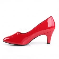 Pleaser Pink Label DIVINE-420 Red Pat Shoes