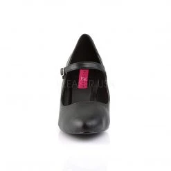 Pleaser Pink Label DIVINE-440 Black Faux Leather