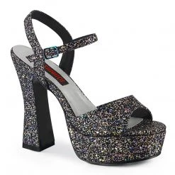 Demonia DOLLY-09 Black Multi Glitter Sandal 16 Demonia DOLLY-09 Black Multi Glitter Sandal
