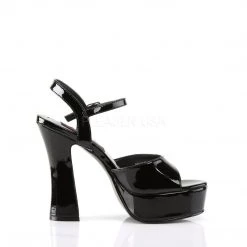 Demonia DOLLY-09 Black Patent Sandal