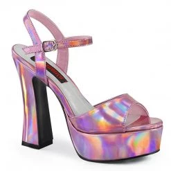 Demonia Boots DOLLY-09 Pink Hologram Sandal