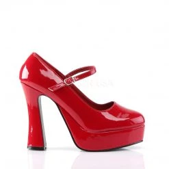 Demonia Shoes DOLLY-50 Red Patent Mary Janes 12 Demonia Shoes DOLLY-50 Red Patent Mary Janes