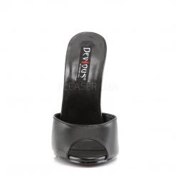 Devious Shoes DOMINA-101 Black Leather