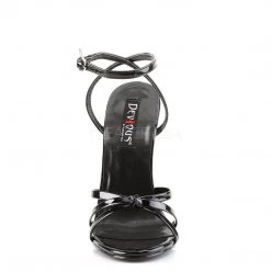 Devious DOMINA-108 Black Patent Boots