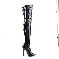 Devious DOMINA-3000 Black Stretch Patent