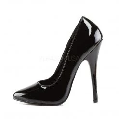 Devious Coming Soon (Pre-Order) DOMINA-420 Black Patent