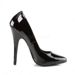 Devious Coming Soon (Pre-Order) DOMINA-420 Black Patent