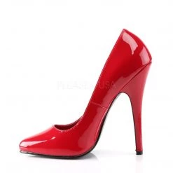 Devious DOMINA-420 Red Patent Shoes