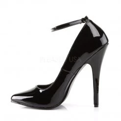 Devious DOMINA-431 Black Patent Shoes