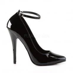 Devious DOMINA-431 Black Patent Shoes