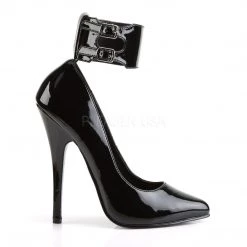 Devious Shoes DOMINA-434 Black Patent