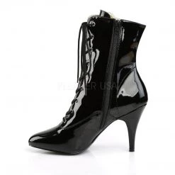 Pleaser Pink Label DREAM-1020 Black Patent Boots