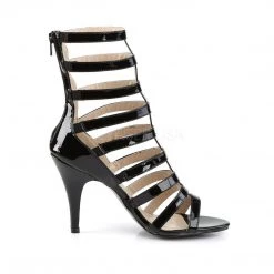 Pleaser Pink Label DREAM-438 Black Patent Boots