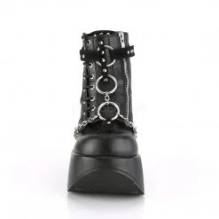 Demonia DYNAMITE-101 Black Vegan Leather-Vegan Suede Ankle Boot Coming Soon (Pre-Order)