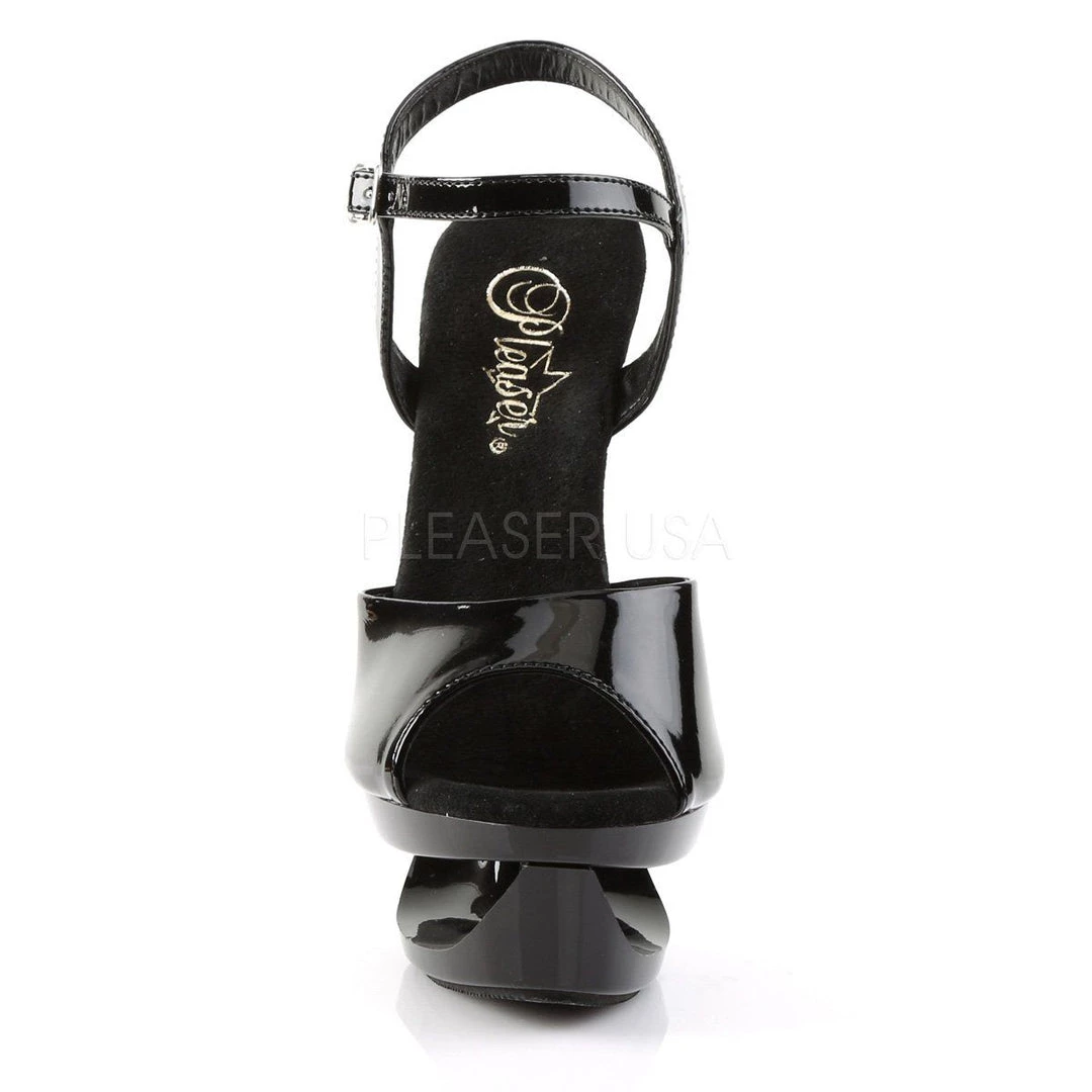 Pleaser ECLIPSE-609 Black Patent Platform Sandal 4 Pleaser ECLIPSE-609 Black Patent Platform Sandal