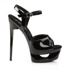 Pleaser ECLIPSE-609 Black Patent Platform Sandal 12 Pleaser ECLIPSE-609 Black Patent Platform Sandal